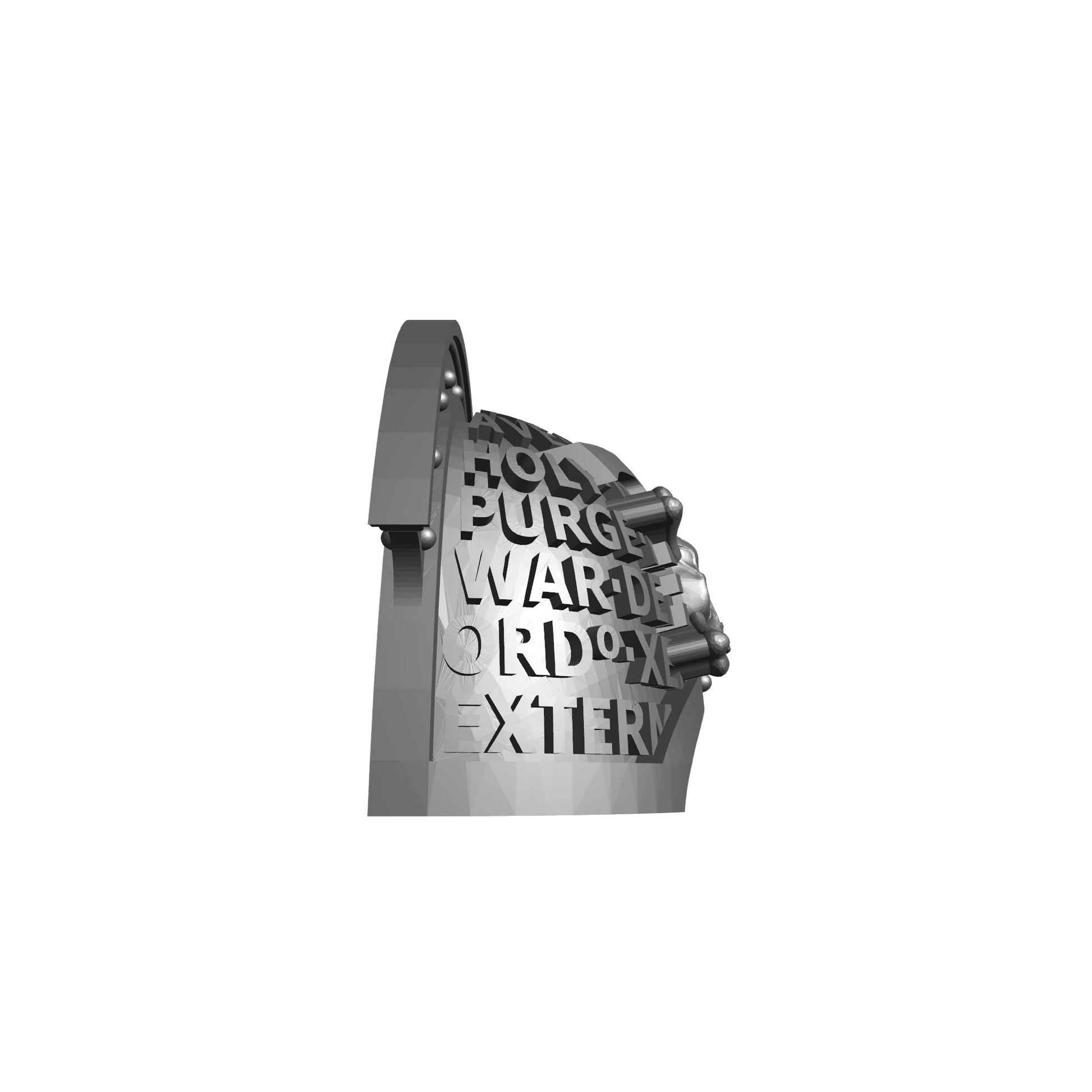 Deathwatch Mark VIII Shoulder Pad Version 03 for JoyToy Loyalist Marine Action Figures Custom 1:18th Scale Pauldron
