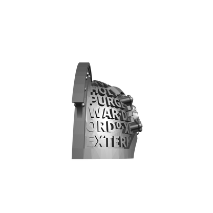 Deathwatch Mark VIII Shoulder Pad Version 03 for JoyToy Loyalist Marine Action Figures Custom 1:18th Scale Pauldron