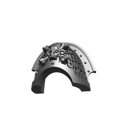 Deathwatch Mark VIII Shoulder Pad Version 03 for JoyToy Loyalist Marine Action Figures Custom 1:18th Scale Pauldron