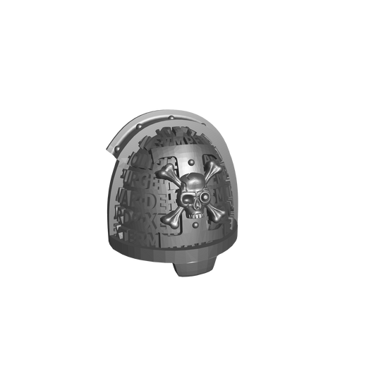 Deathwatch Mark VIII Shoulder Pad Version 04 for JoyToy Grimdark Marine Action Figures Custom 1:18th Scale Upgrade