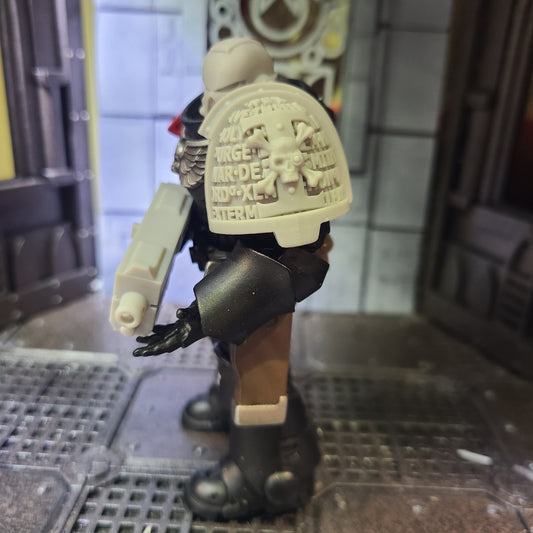 Deathwatch Mark VIII Shoulder Pad Version 04 for JoyToy Grimdark Marine Action Figures Custom 1:18th Scale Upgrade