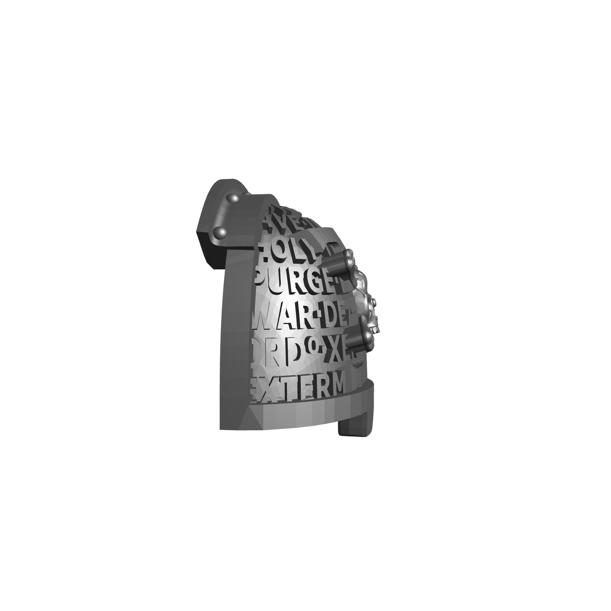 Deathwatch Mark VIII Shoulder Pad Version 04 for JoyToy Grimdark Marine Action Figures Custom 1:18th Scale Upgrade