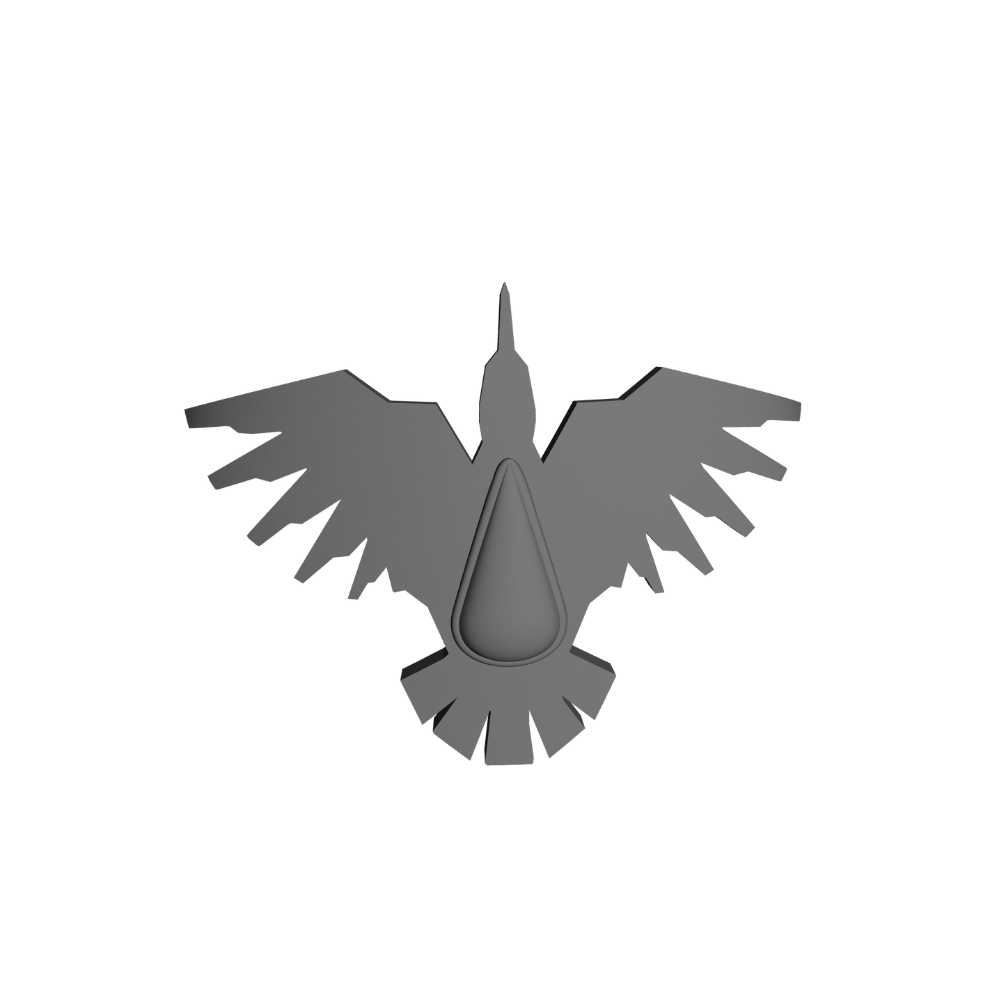 Blood Ravens Chapter Shoulder Pad Decal Ver. 2 for JoyToy Space Marine Action Figures Custom 1:18th Scale Insignia