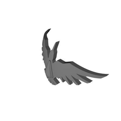 Blood Ravens Chapter Shoulder Pad Decal Ver. 2 for JoyToy Space Marine Action Figures Custom 1:18th Scale Insignia