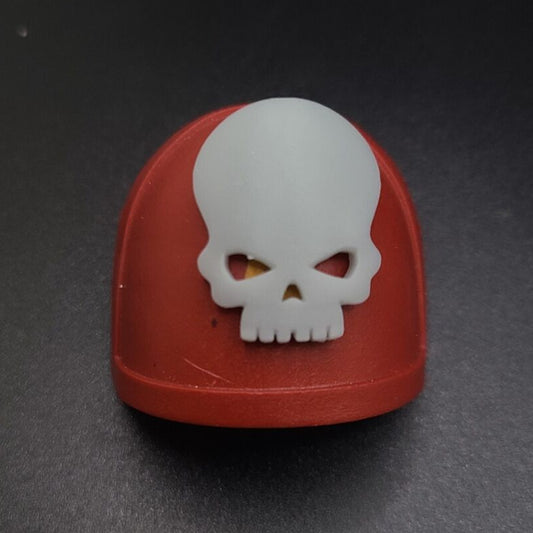 Decal Shoulder Pad Skull 3D Insignia for JoyToy Loyalist Marine Action Figures Custom 1:18th Scale