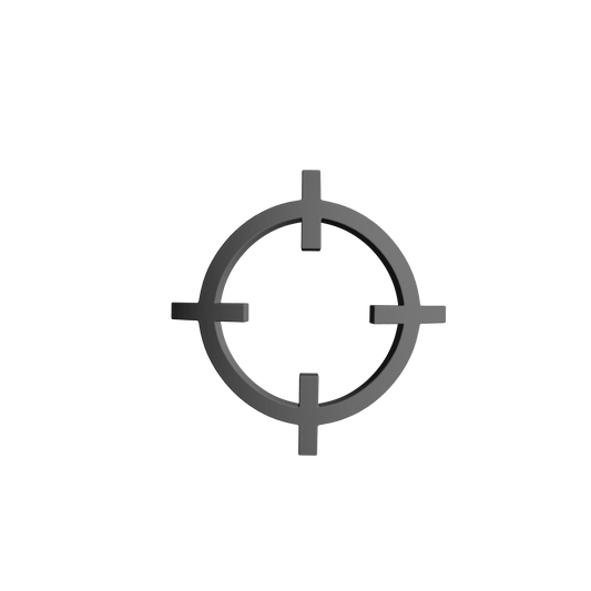 Battlefield Role Shoulder Pad Decal Marksman Crosshair for JoyToy Loyalist Marine Action Figures Custom 1:18th Scale Insignia