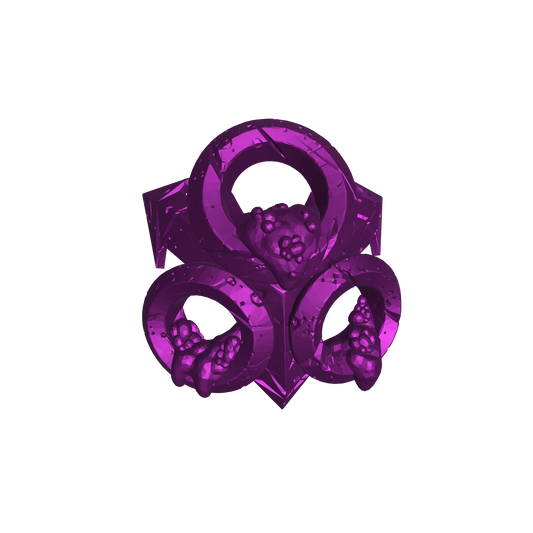 Legion of Nurgle Decayed Shoulder Pad Decal for JoyToy Traitor Marine Action Figures Custom 1:18th Scale Insignia