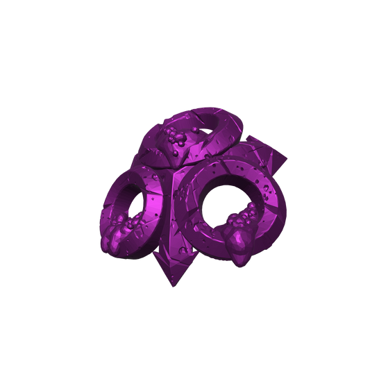 Legion of Nurgle Decayed Shoulder Pad Decal for JoyToy Traitor Marine Action Figures Custom 1:18th Scale Insignia