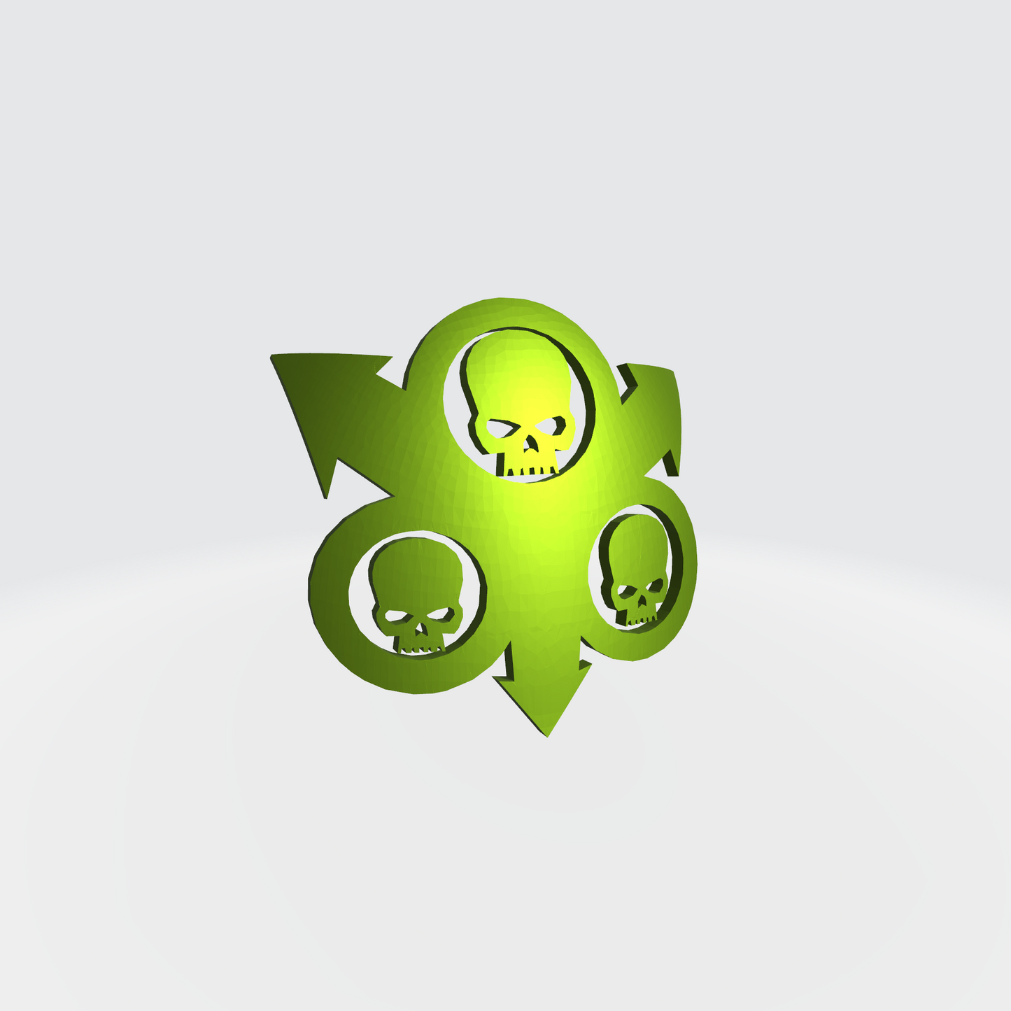 Plague Legion Shoulder Pad Flat Decal for JoyToy Traitor Marine Action Figures Custom 1:18th Scale Insignia
