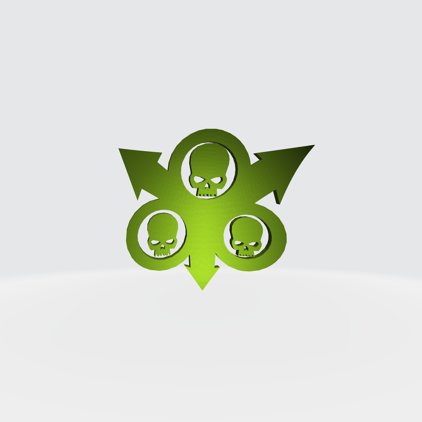 Plague Legion Shoulder Pad Flat Decal for JoyToy Traitor Marine Action Figures Custom 1:18th Scale Insignia