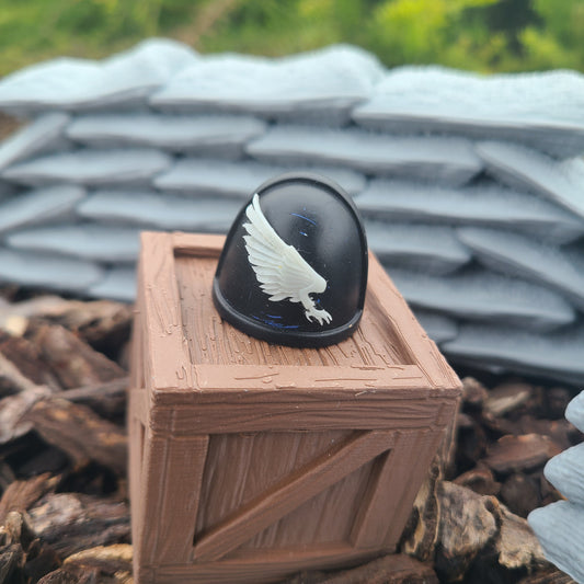 Hedonistic Legion Shoulder Pad Decal Right for JoyToy Traitor Marine Action Figures Custom 1:18th Scale Insignias