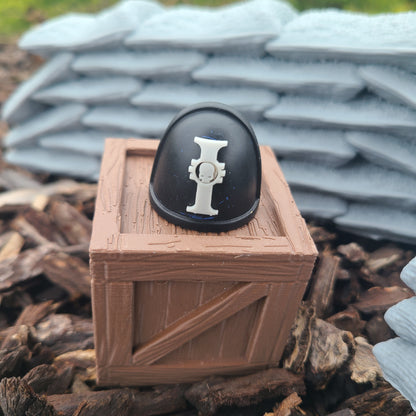 Inquisition Shoulder Pad Decal V2 for JoyToy Loyalist Marine Action Figures Custom 1:18th Scale Insignias