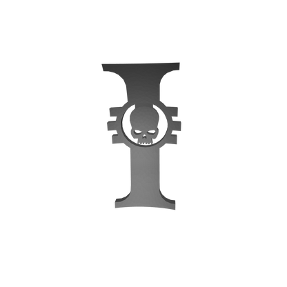 Inquisition Shoulder Pad Decal V2 for JoyToy Grimdark Marine Action Figures Custom 1:18th Scale Parts