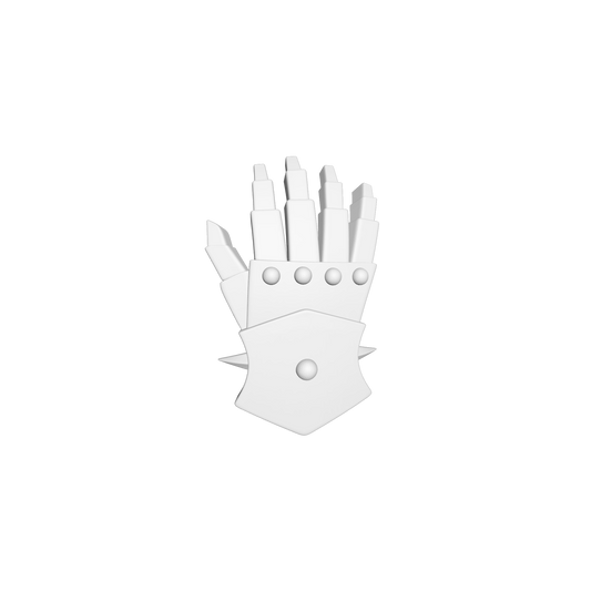Iron Hands Legion Shoulder Pad Decal Right for JoyToy Loyalist Marine Action Figures Custom 1:18th Scale Part