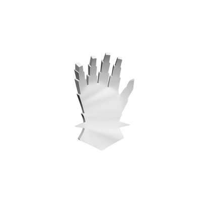 Iron Hands Legion Shoulder Pad Decal Right for JoyToy Loyalist Marine Action Figures Custom 1:18th Scale Part
