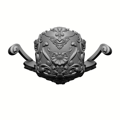 Los Muertos Chapter Shoulder Pad Decal Skull and Scroll for JoyToy Loyalist Marine Action Figures Custom 1:18th Scale Part