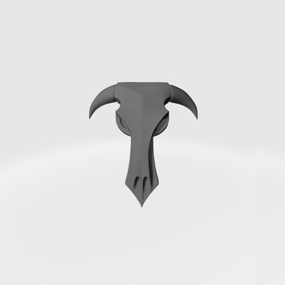 Minotaurs ChapterShoulder Pad Iconography for JoyToy Grimdark Marine Action Figures Custom 1:18th Scale Parts