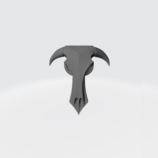 Minotaurs ChapterShoulder Pad Iconography for JoyToy Grimdark Marine Action Figures Custom 1:18th Scale Parts