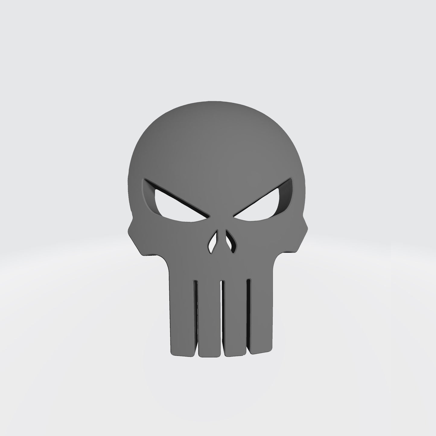 Decal Shoulder Pad Punisher 3D: Warhammer 40K JoyToy Compatible Space Marine 1:18 Action Figure 4" Custom Part