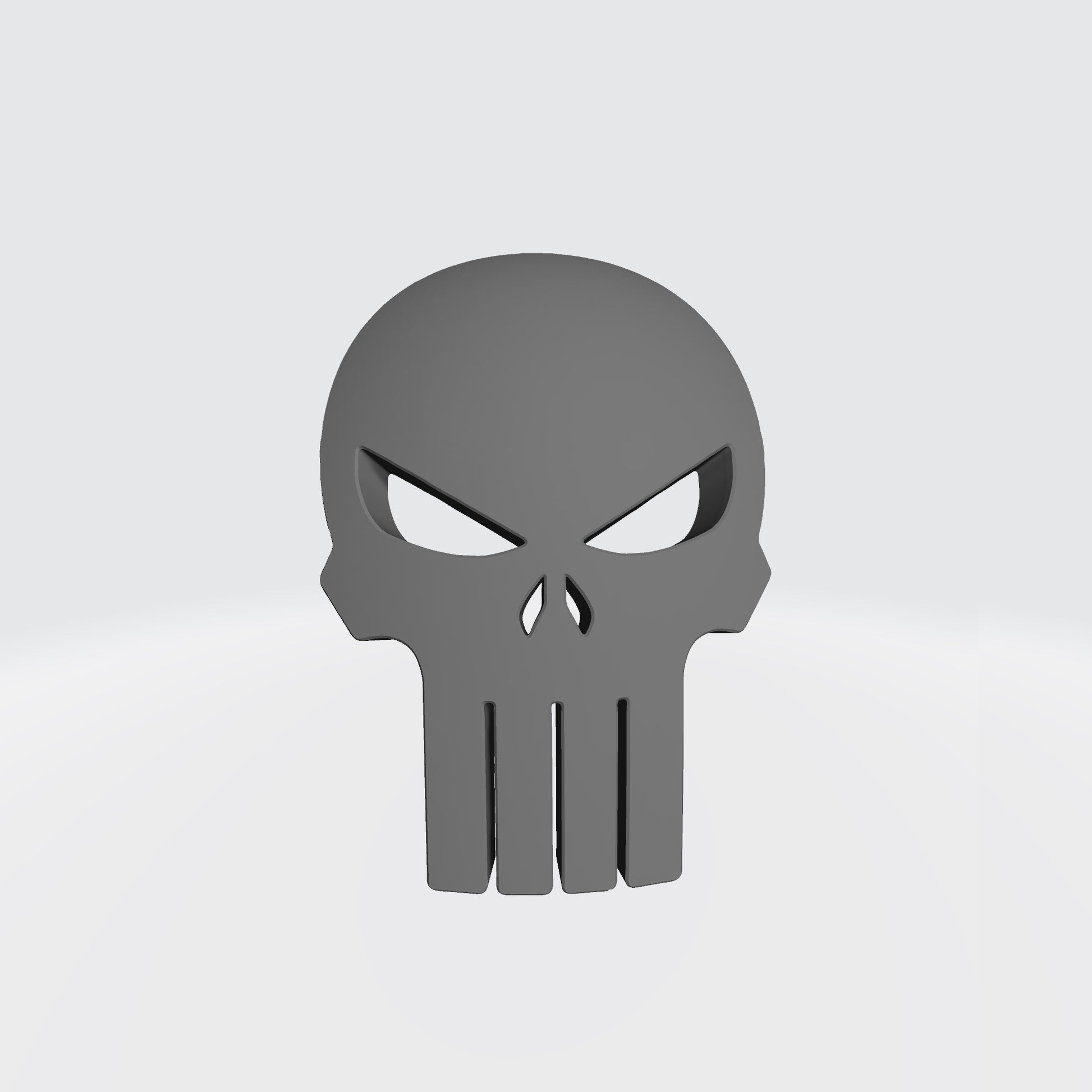 Decal Shoulder Pad Punisher 3D: Warhammer 40K JoyToy Compatible Space Marine 1:18 Action Figure 4" Custom Part