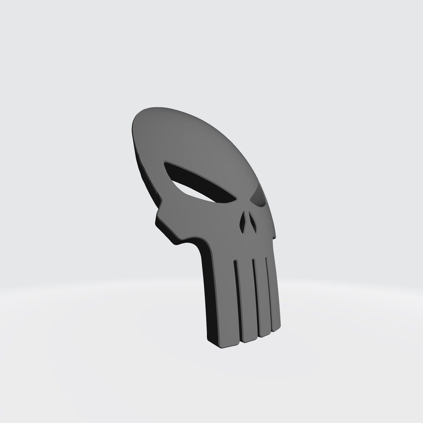 Decal Shoulder Pad Punisher 3D: Warhammer 40K JoyToy Compatible Space Marine 1:18 Action Figure 4" Custom Part