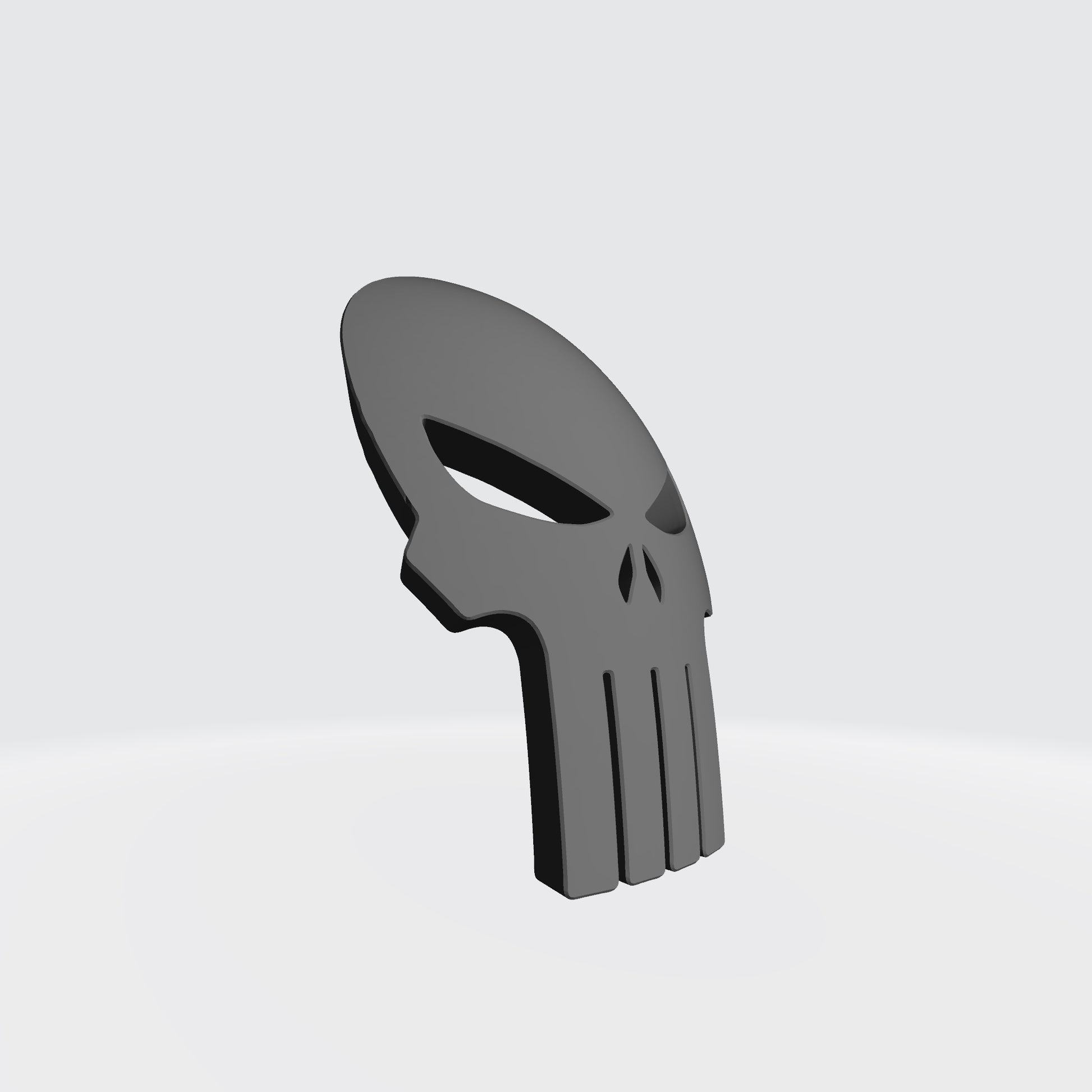 Decal Shoulder Pad Punisher 3D: Warhammer 40K JoyToy Compatible Space Marine 1:18 Action Figure 4" Custom Part