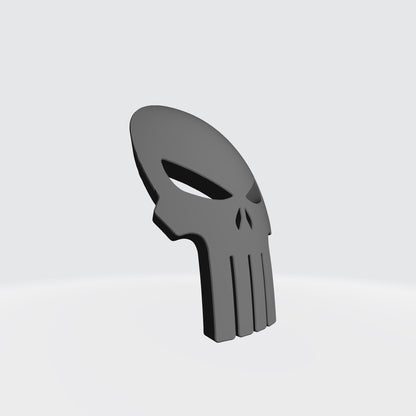 Decal Shoulder Pad Punisher 3D: Warhammer 40K JoyToy Compatible Space Marine 1:18 Action Figure 4" Custom Part
