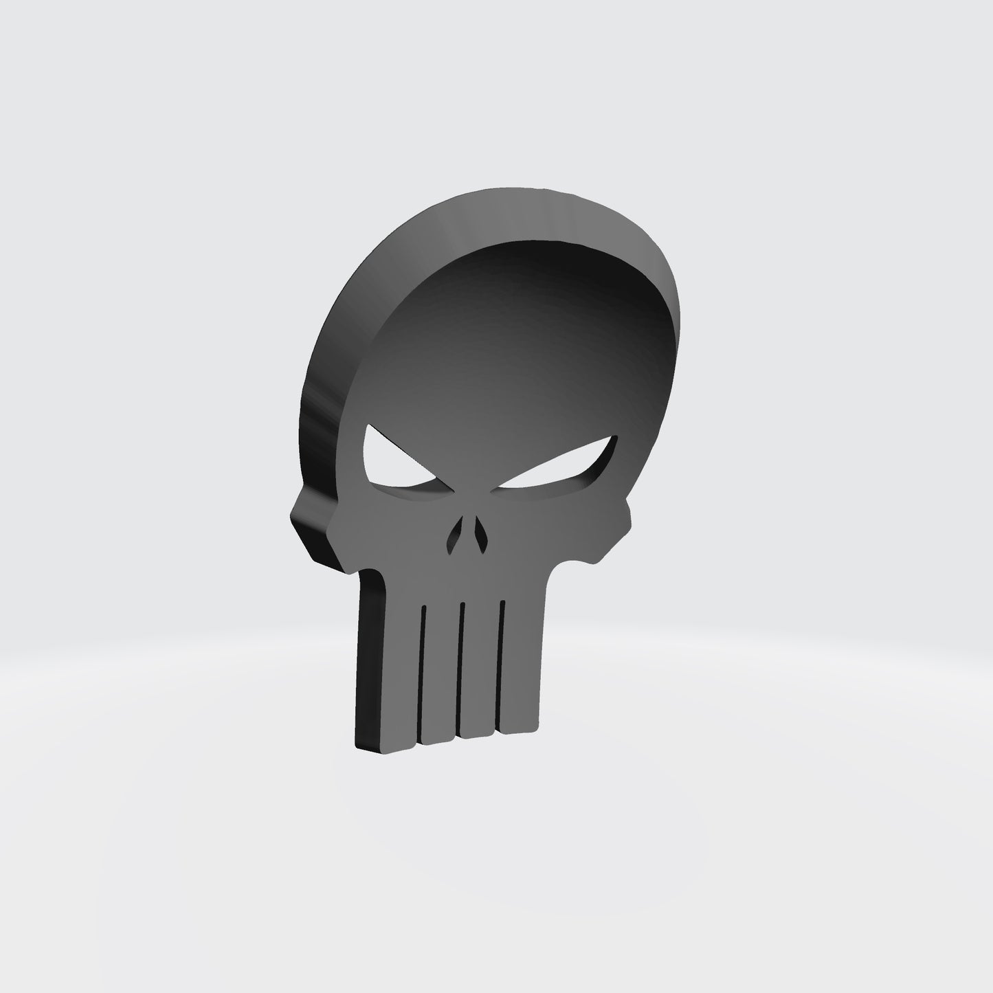 Decal Shoulder Pad Punisher 3D: Warhammer 40K JoyToy Compatible Space Marine 1:18 Action Figure 4" Custom Part