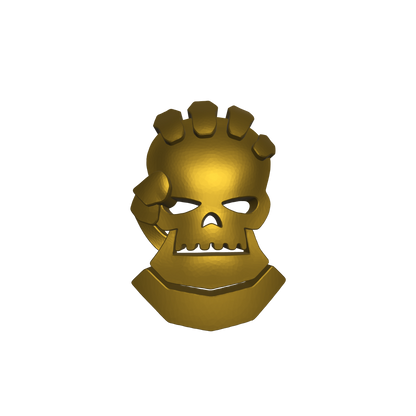 Retributors Chapter Shoulder Pad Decal for JoyToy Loyalist Marine Action Figures Custom 1:18th Scale Insignia