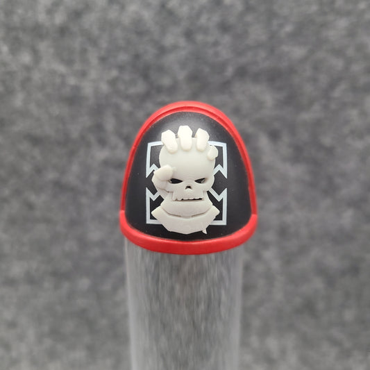 Retributors Chapter Shoulder Pad Decal for JoyToy Loyalist Marine Action Figures Custom 1:18th Scale Insignia