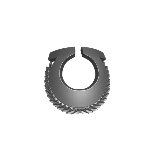 Ultramarines Shoulder Pad Decal with Laurel Wreath for JoyToy Loyalist Marine Action Figures Custom 1:18th Scale Parts
