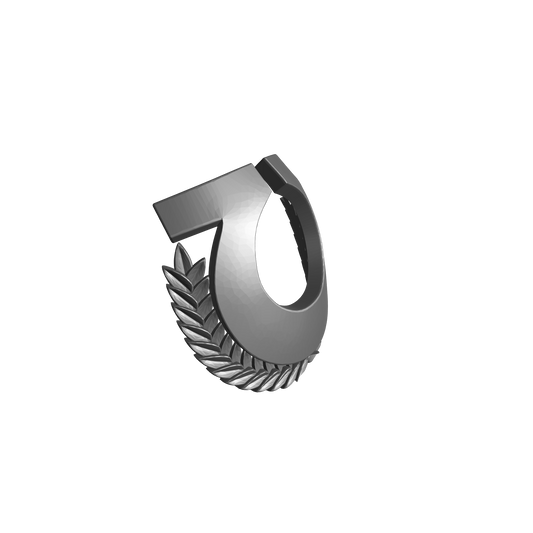 Ultramarines Shoulder Pad Decal with Laurel Wreath for JoyToy Loyalist Marine Action Figures Custom 1:18th Scale Parts