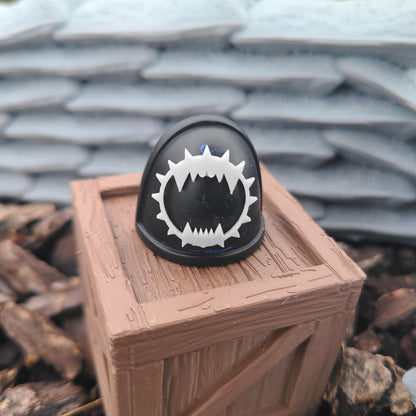 World Eaters Legion Shoulder Pad Decal for JoyToy Traitor Marine Action Figures Custom 1:18th Scale Insignia