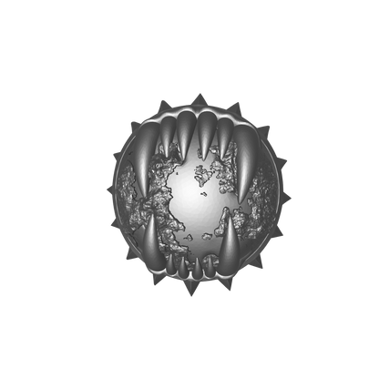 World Eaters Legion Shoulder Pad Decal Elite for JoyToy Traitor Marine Action Figures Custom 1:18th Scale Insignia