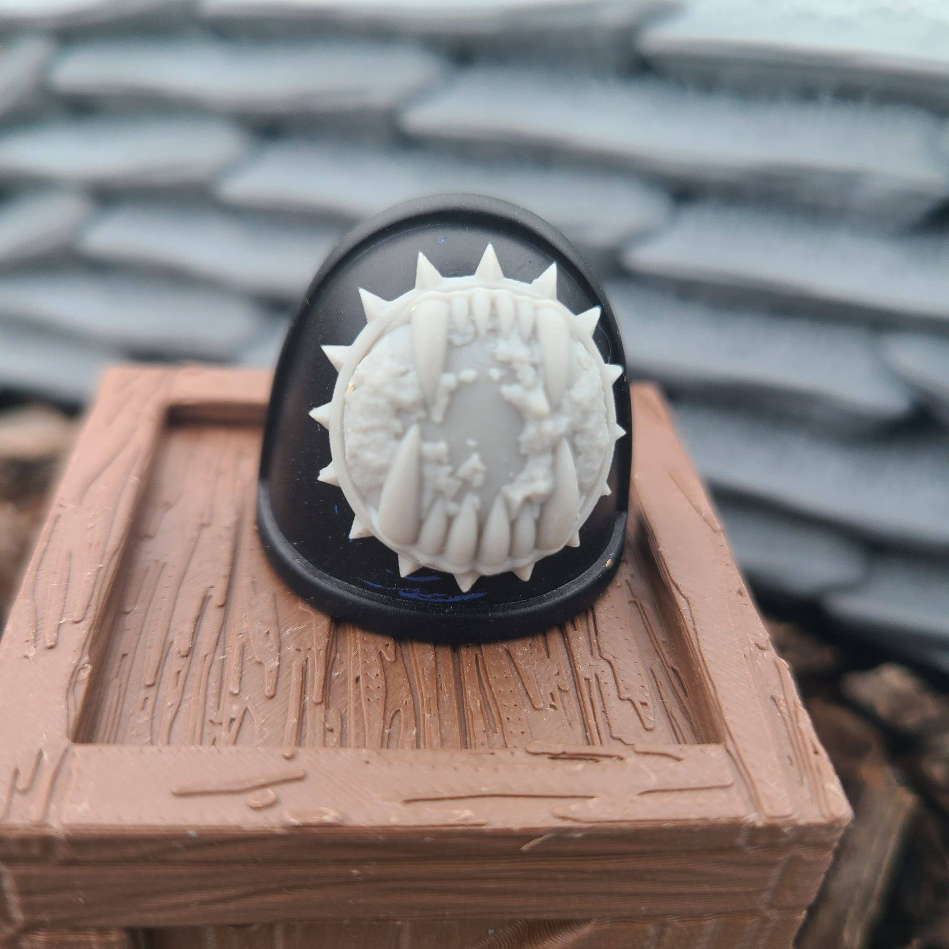 World Eaters Legion Shoulder Pad Decal Elite for JoyToy Traitor Marine Action Figures Custom 1:18th Scale Insignia
