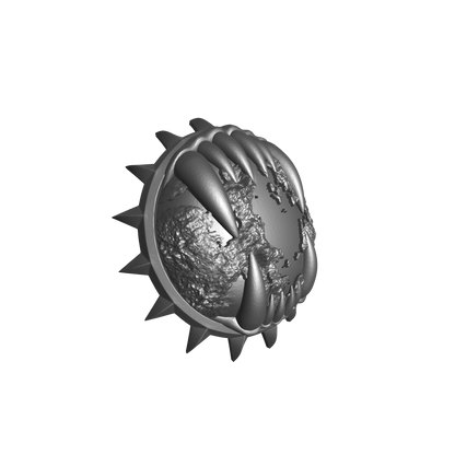 World Eaters Legion Shoulder Pad Decal Elite for JoyToy Traitor Marine Action Figures Custom 1:18th Scale Insignia