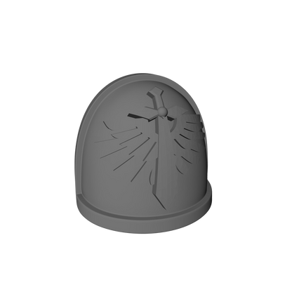 Angels Grimm Shoulder Pad G:4 V1.B compatible with JoyToy Loyalist Marine Action Figures