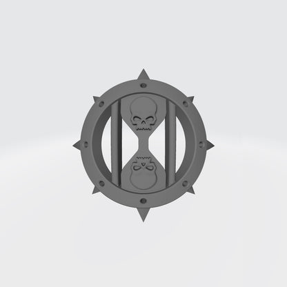 Dark Angels Dreadwing Shoulder Pad Decal for JoyToy Space Marine Action Figures Custom 1:18th Scale Parts