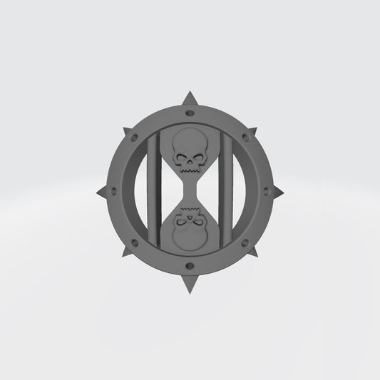 Dark Angels Dreadwing Shoulder Pad Decal for JoyToy Space Marine Action Figures Custom 1:18th Scale Parts