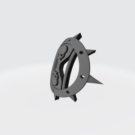 Dark Angels Dreadwing Shoulder Pad Decal for JoyToy Space Marine Action Figures Custom 1:18th Scale Parts