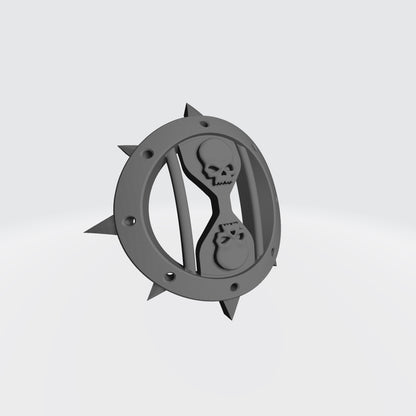 Dark Angels Dreadwing Shoulder Pad Decal for JoyToy Space Marine Action Figures Custom 1:18th Scale Parts