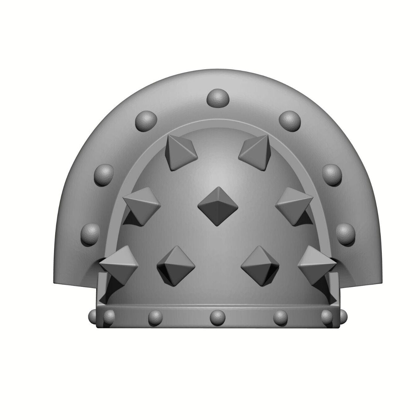 Gen: 3 V11 Pyramid Spike Shoulder Pad for JoyToy Grimdark Marine Action Figures