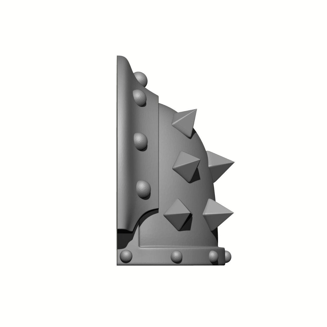 Gen: 3 V11 Pyramid Spike Shoulder Pad for JoyToy Grimdark Marine Action Figures