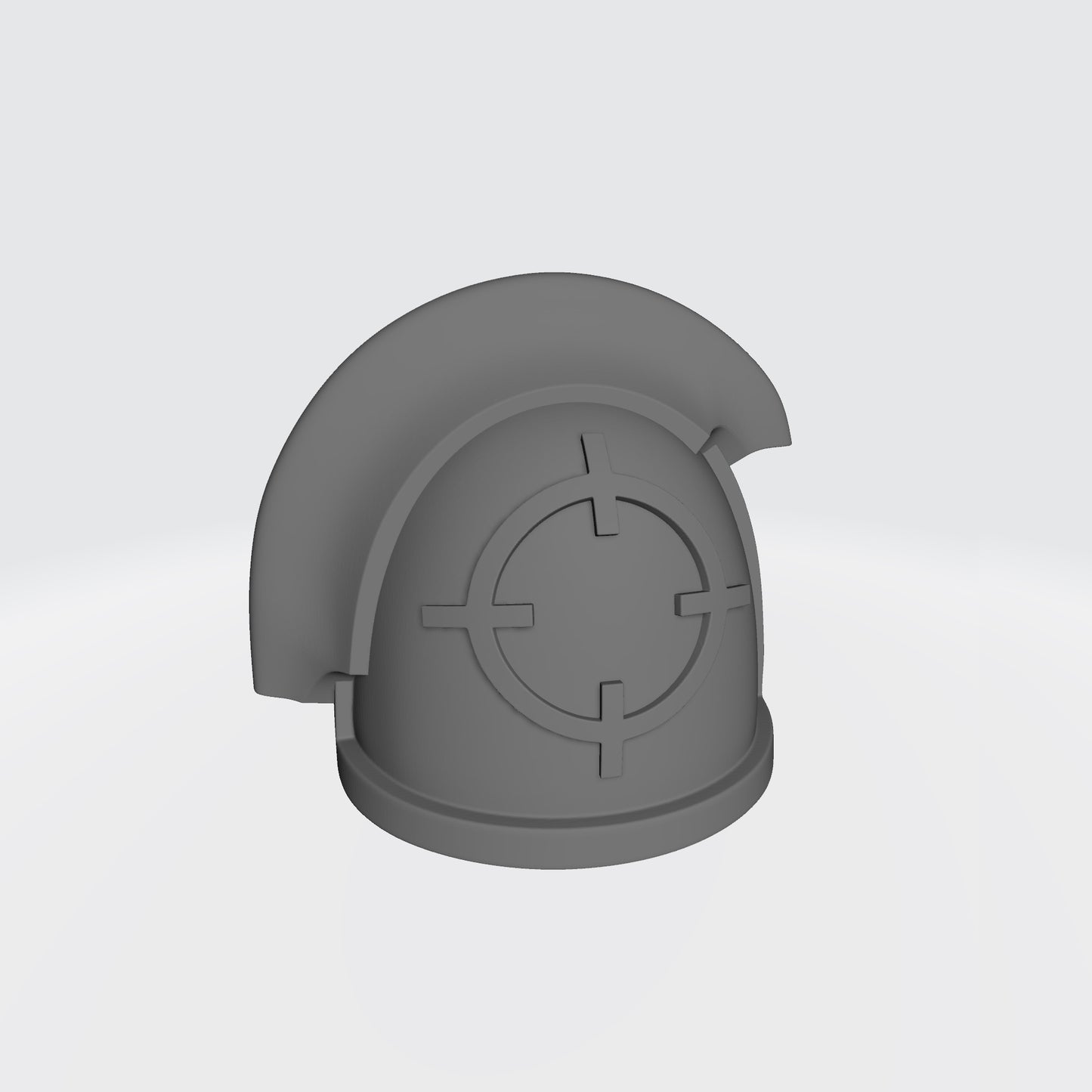 Marksman MKIII Shoulder Pad with Crosshair and 3 Quarter Sword Breaker Left for JoyToy Space Marine Action Figures