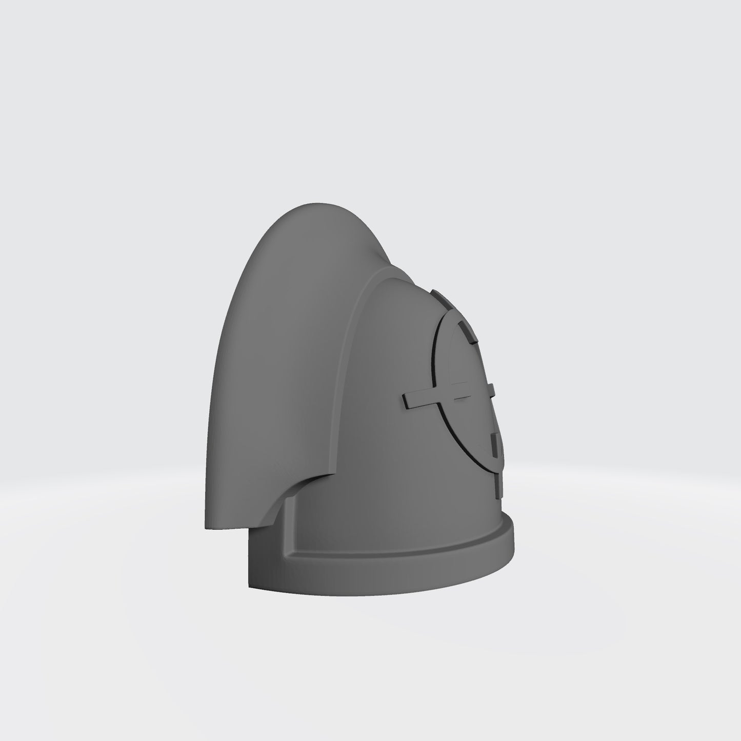 Marksman MKIII Shoulder Pad with Crosshair and 3 Quarter Sword Breaker Left for JoyToy Space Marine Action Figures