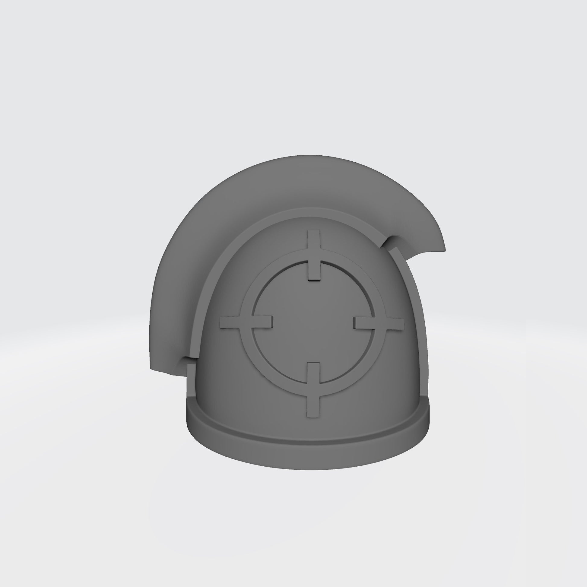 Marksman MKIII Shoulder Pad with Crosshair and 3 Quarter Sword Breaker Left for JoyToy Space Marine Action Figures