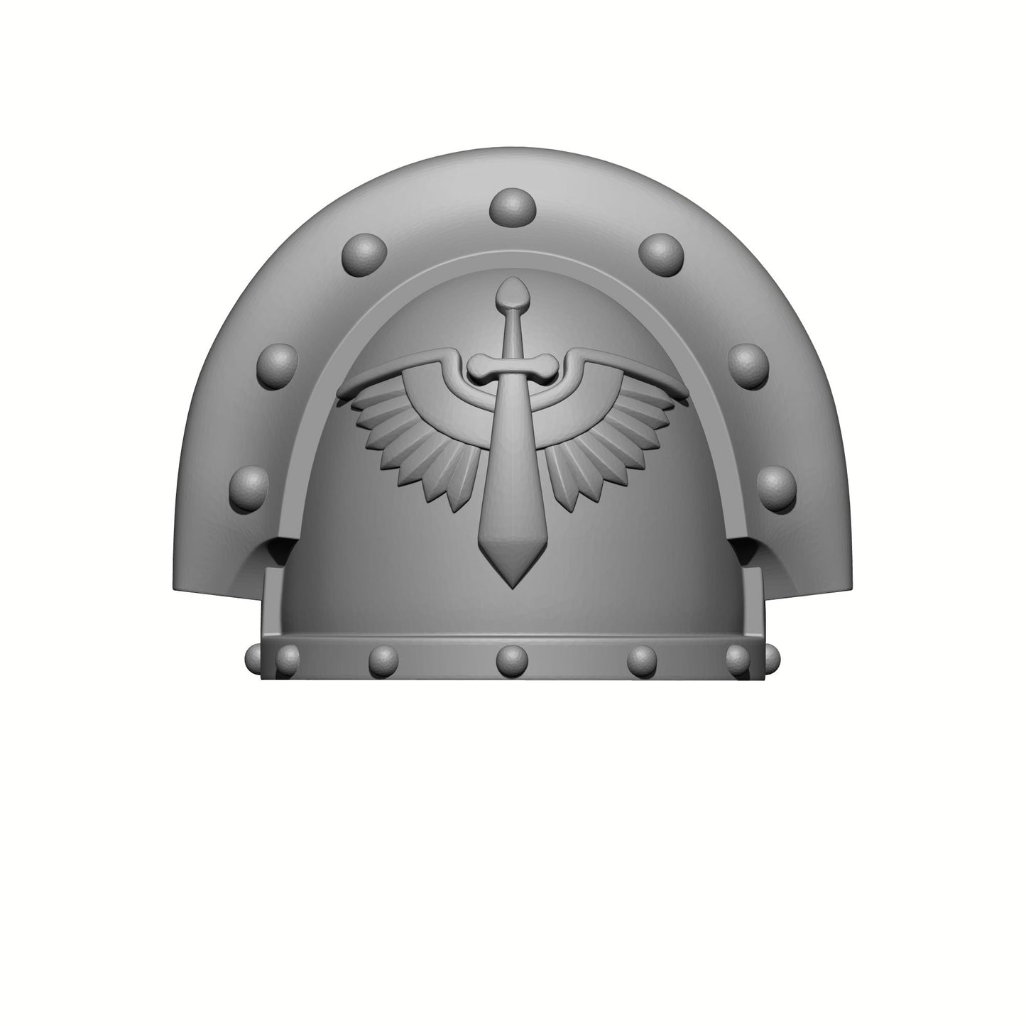 The 18th Scale Armory Dark Angels MKIII Shoulder Pad Gen: 3 Pauldron are compatible with the Dark Angels Legion JoyToy Space Marines*, from the Heresy era.