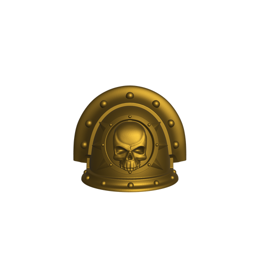 Death Guard Legion MKIII Shoulder Pad Pre 12 for JoyToy Loyal Marine Action Figures Custom 1:18th Scale Pauldron
