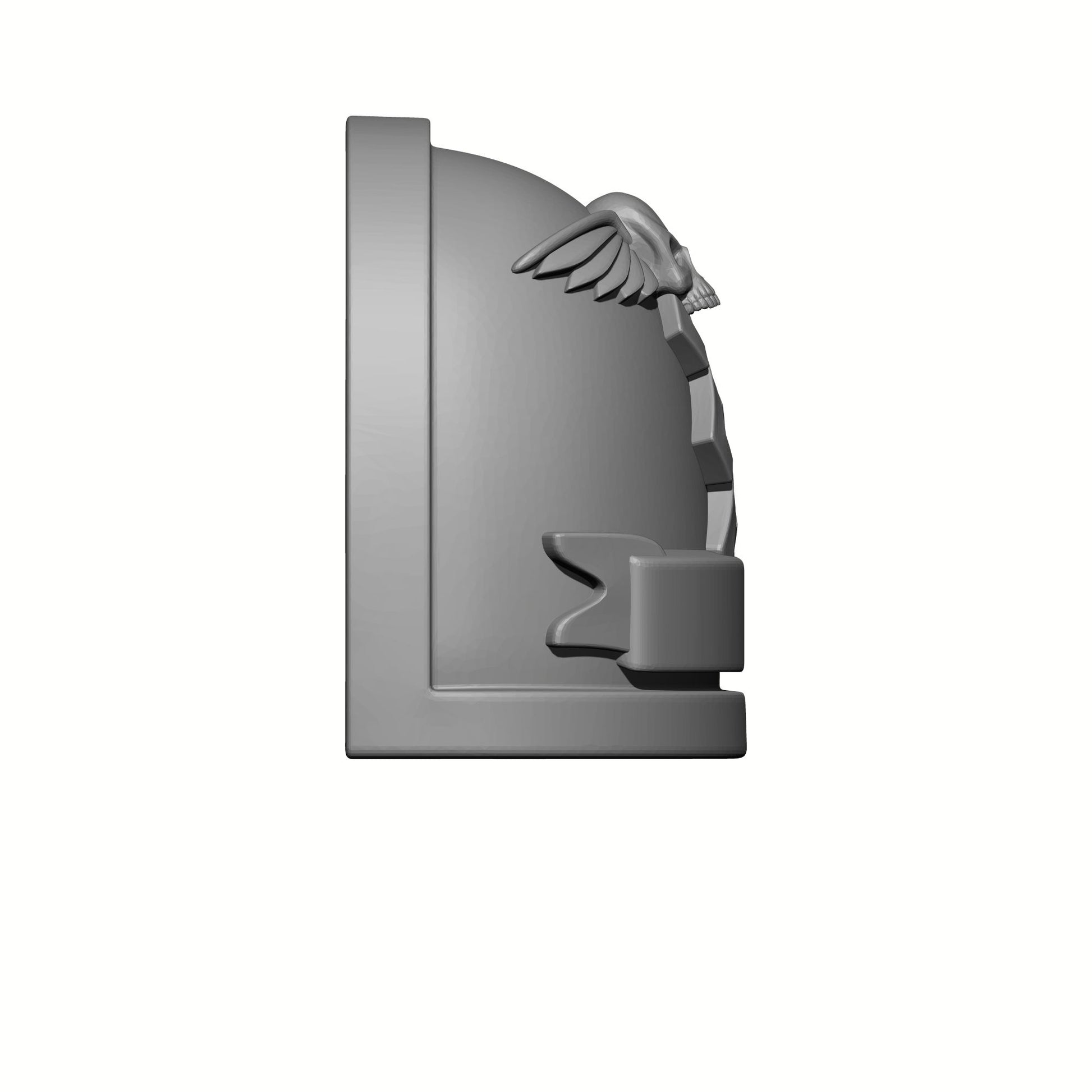 Apothecary Shoulder Pad MKIV Winged Skull Ver. 01 for JoyToy Loyalist Marine Action Figures Custom 1:18th Scale Pauldron