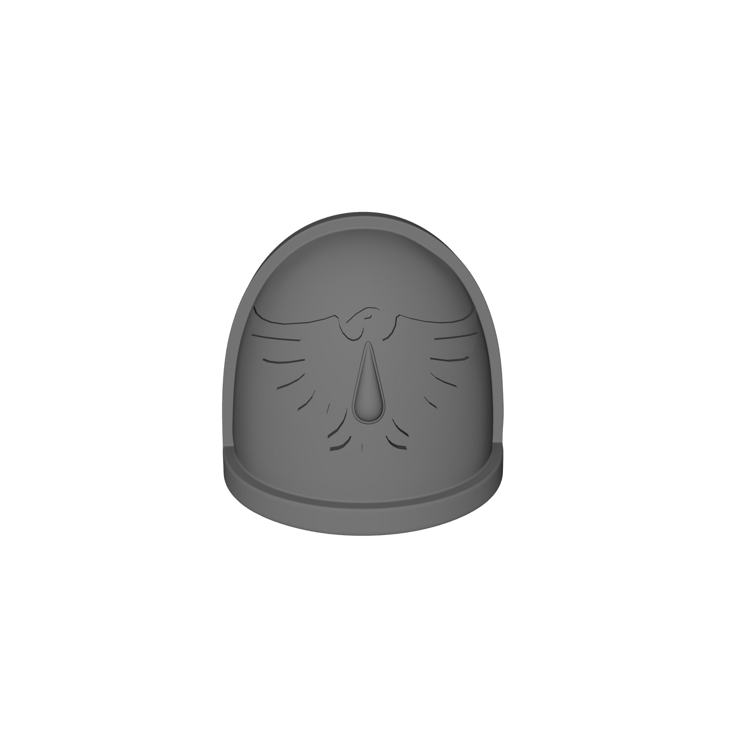 Blood Ravens Chapter MKIV Shoulder Pad V1 for JoyToy Space Marine Action Figures Custom 1:18th Scale Pauldron